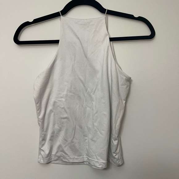 White Halter Top - Picture 2 of 3